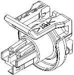 3 Way F GT 150 Sealed Connector Black