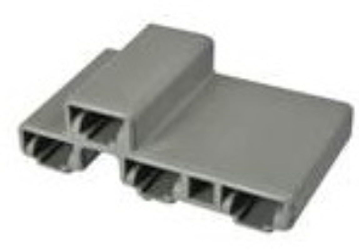 4 Way F 56 Series 6.3 Unsealed Connector Gray
