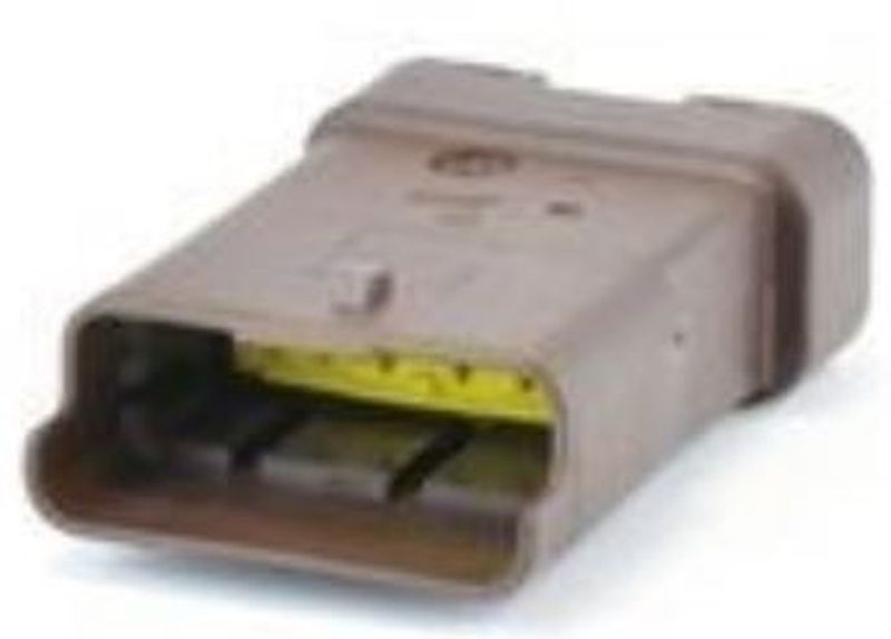 6 Way M 1.5 SICMA Mini Sealed Connector Brown