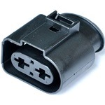 2 Way F DUCON 9.5 Sealed Connector Black