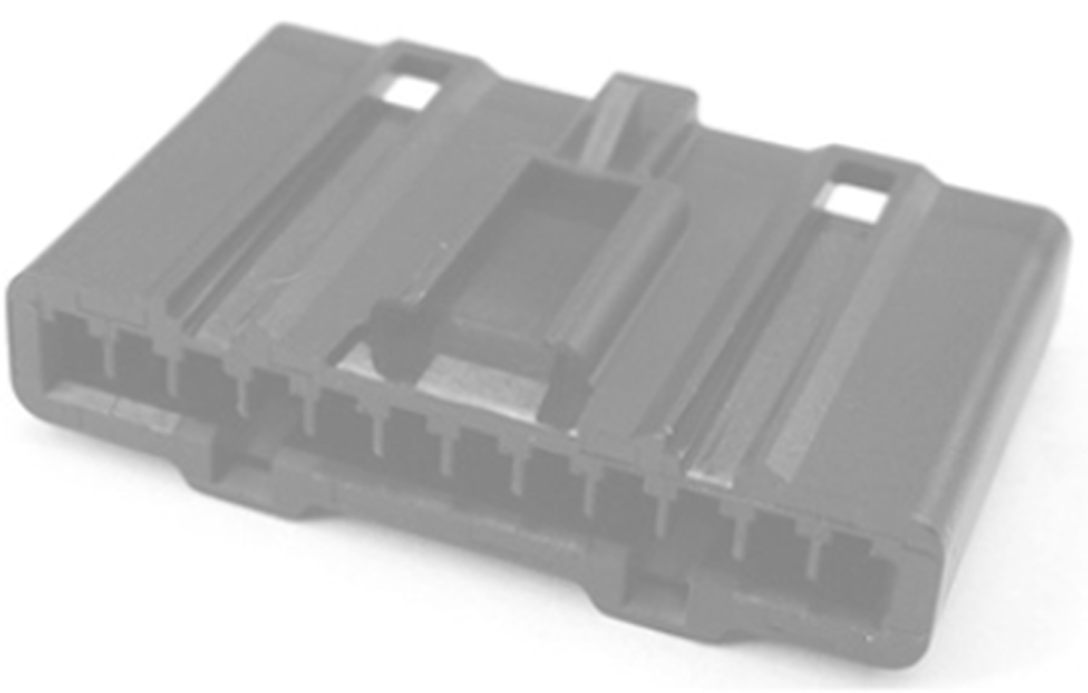 12 Way F GT 1.5 Unsealed Connector Gray-Light