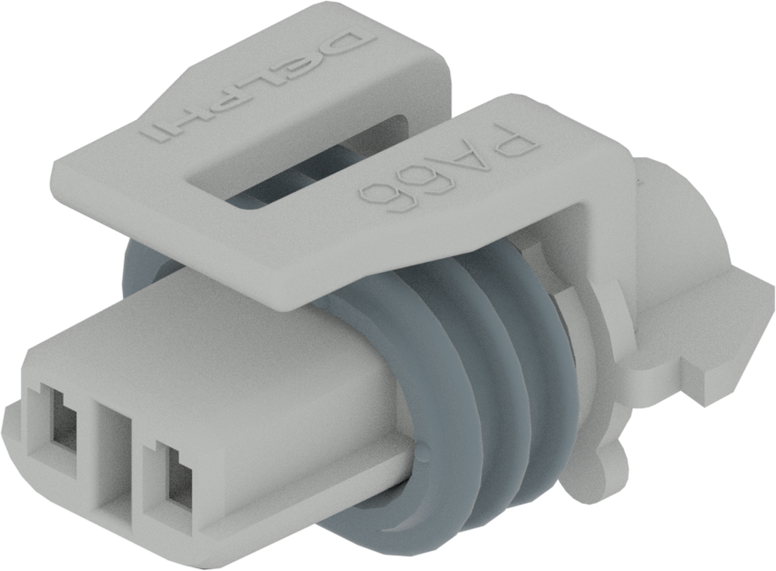 2 Way F MetriPack (M/P) 1.5 Sealed Connector Gray-Light