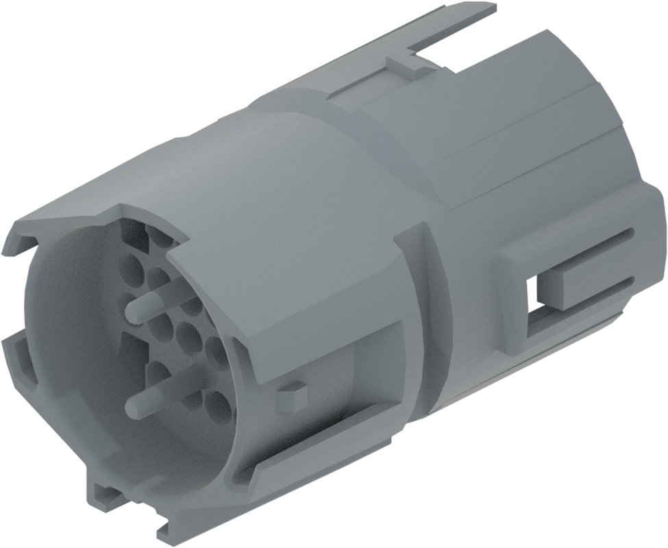20 Way Male 1.0 MIC/P Sealed Connector Gray-Medium