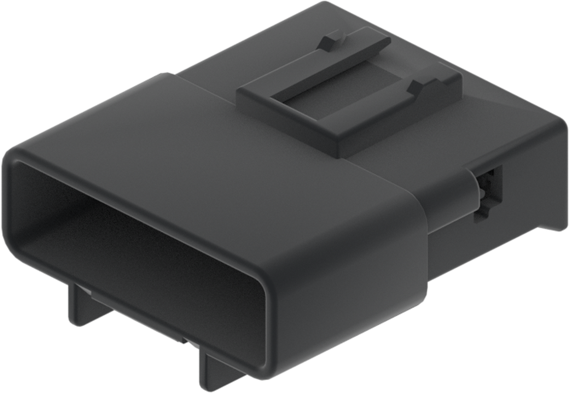 5 Way Male 2.8 GT Unsealed Connector Black