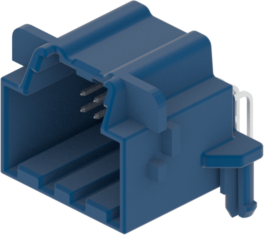 14 Way Male MICRO 64 Unsealed Connector Blue