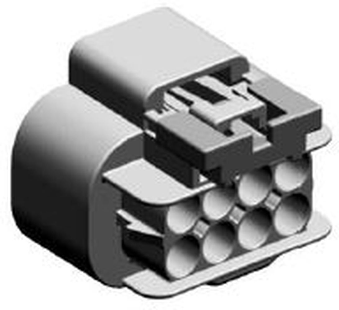8 Way 2.8 GT 280 Sealed Connector Black