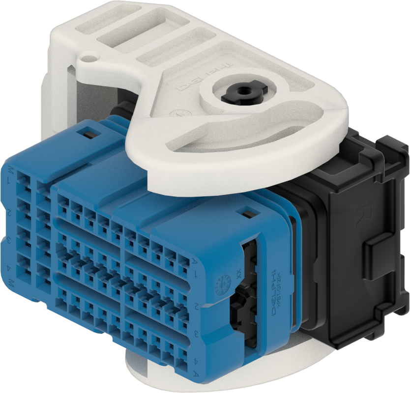 48 Way F FPT 1.5 MTS-B 0.64 Sealed Connector Black