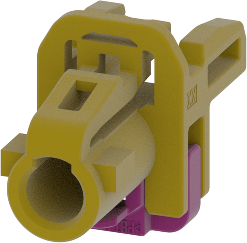 1 Port 1 Row MCA-B Female Mini Coax Curry Code K