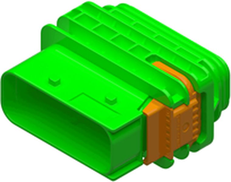 16 Way M Hybrid 1.5 2.8 CTCS XP Connector Green