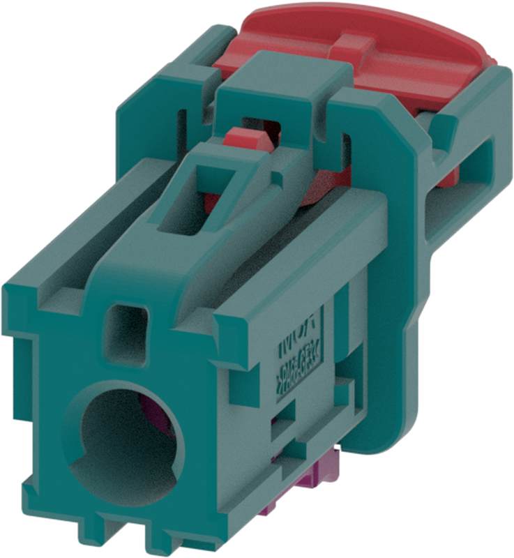 1 Port 1 Row MCA-A Female Mini Coax Water Blue Code Z