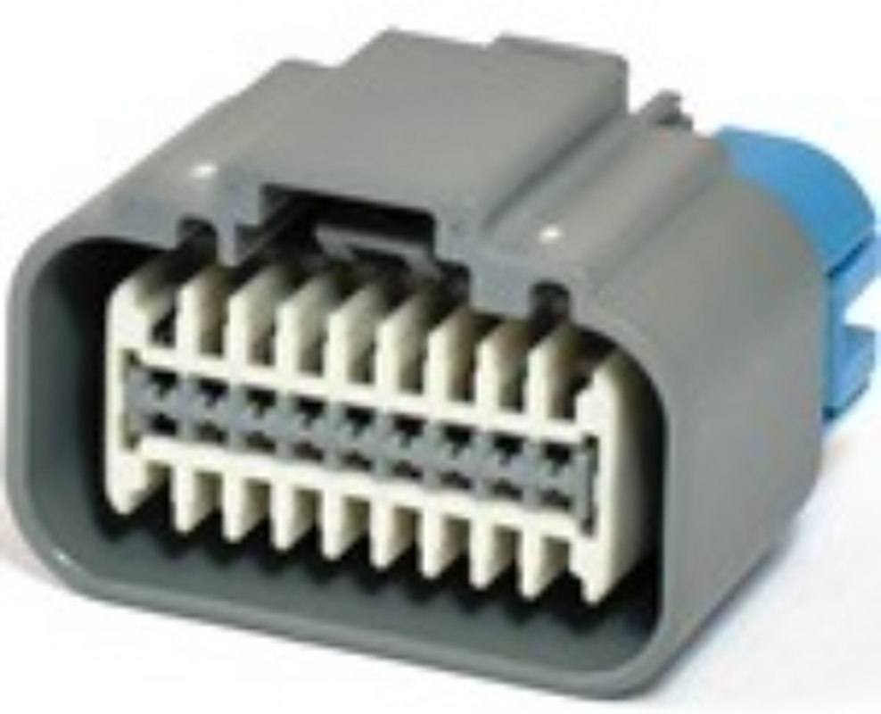 18 Way F OCS 1.2 Sealed Connector Gray-Dark