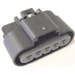 5 Way F GT 280 Sealed Connector Black