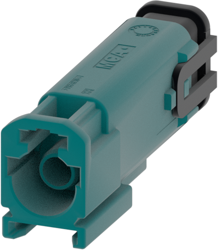 1 Port 1 Row MCA-B Male Mini Coax Water Blue Code Z