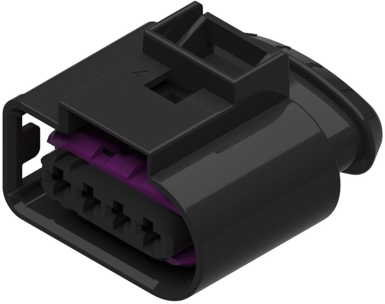 4 Way Female HDK (HPCS) 2.8 Sealed Connector Black