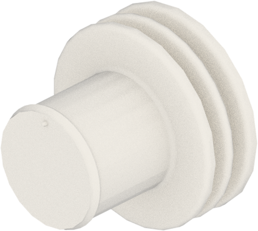 SEAL CBL 1W CAVITY PLUG WHT