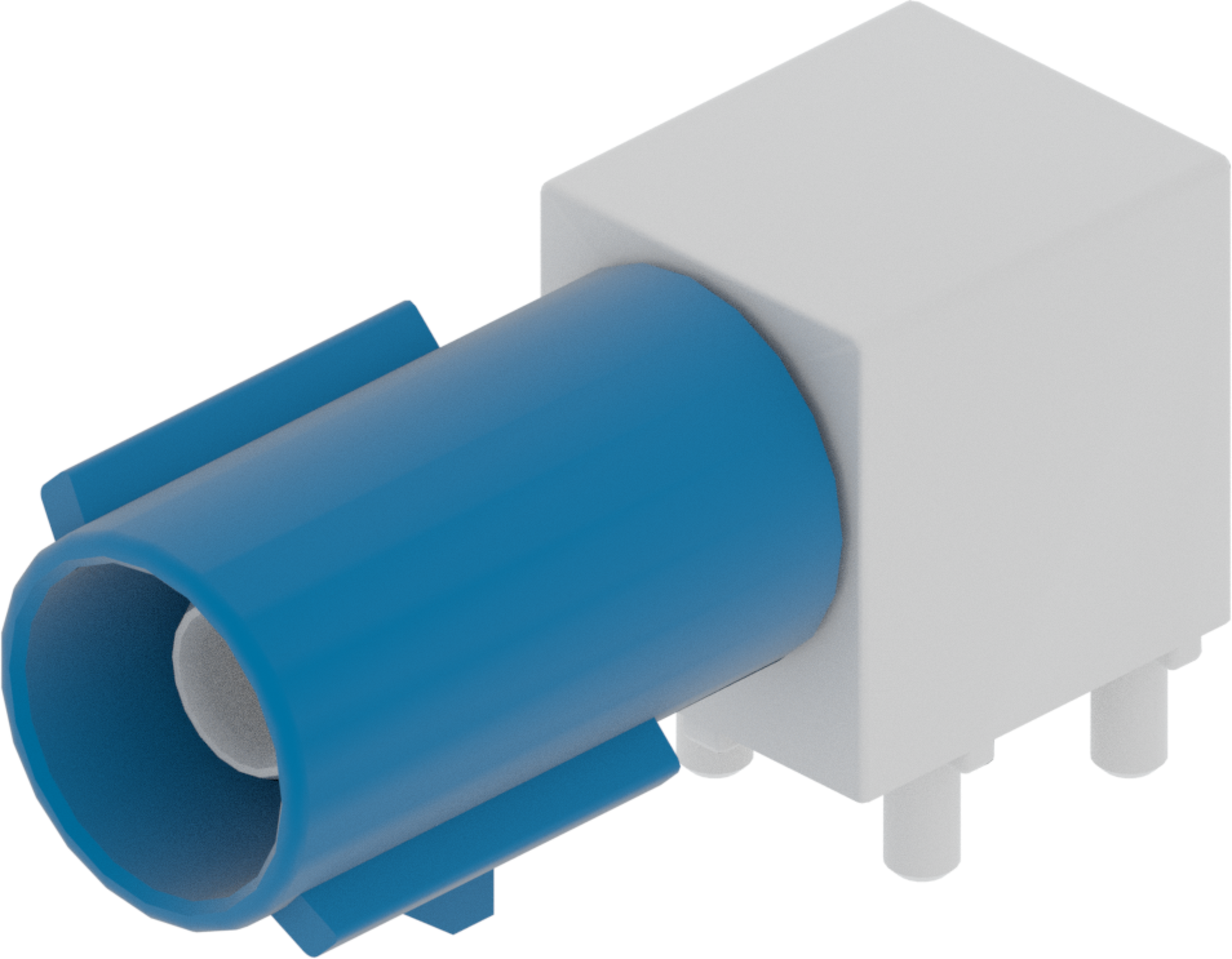 1 Port 1 Row Male Fakra Blue Code C