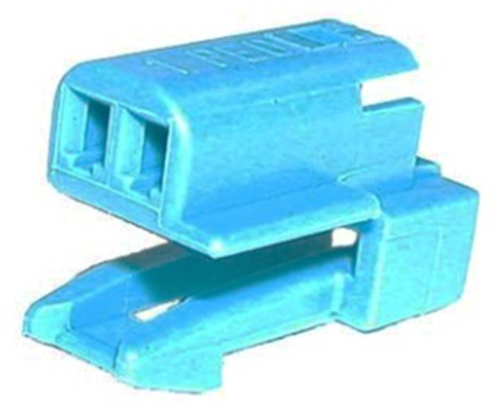 2 Way F MetriPack (M/P) 1.5 Unsealed Connector Blue