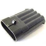 4 Way M MetriPack (M/P) 150 Sealed Connector Black