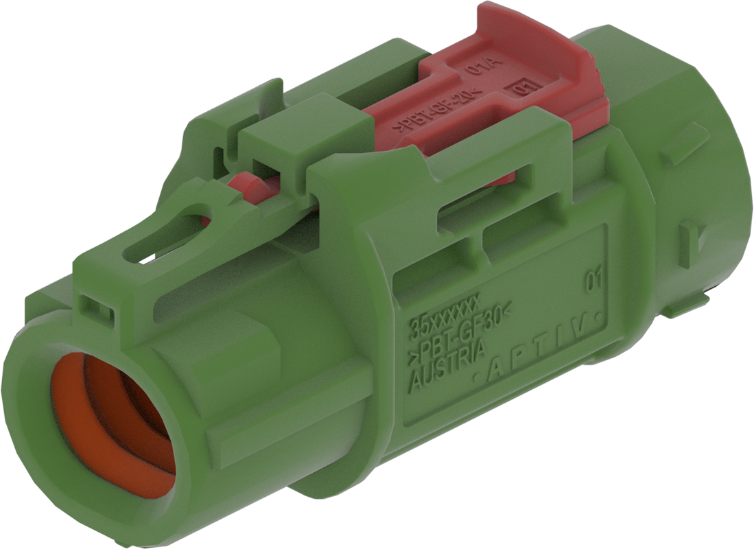 1 Port 1 Row Female H-MTD Green Code E