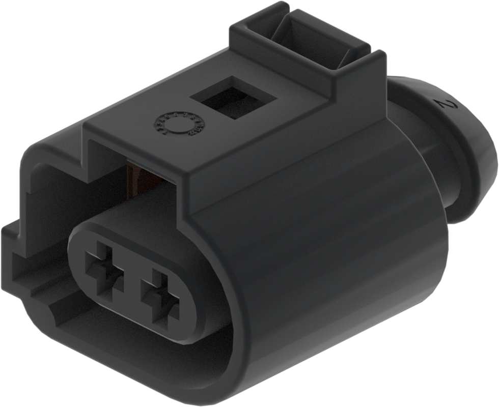 2 Way F TIMER 2.8 Sealed Connector Black