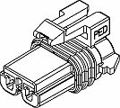 2 Way F MetriPack (M/P) 280 Sealed Connector Black