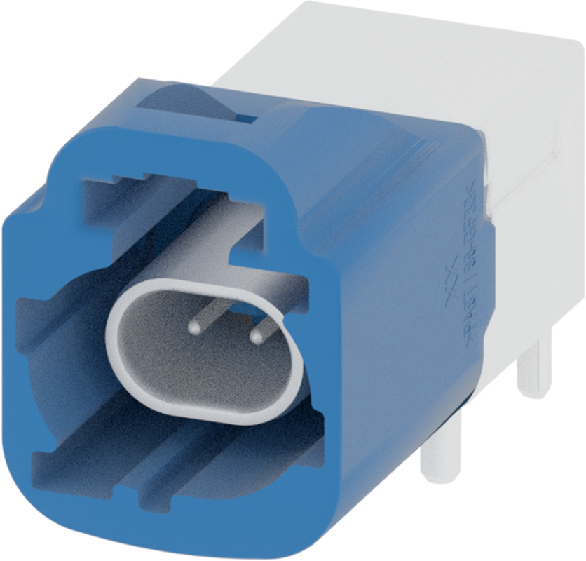 1 Port 1 Row Male H-MTD Light Blue Code C