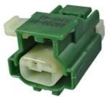 2 Way Female APEX 2.8 Sealed Connector Green-Dark