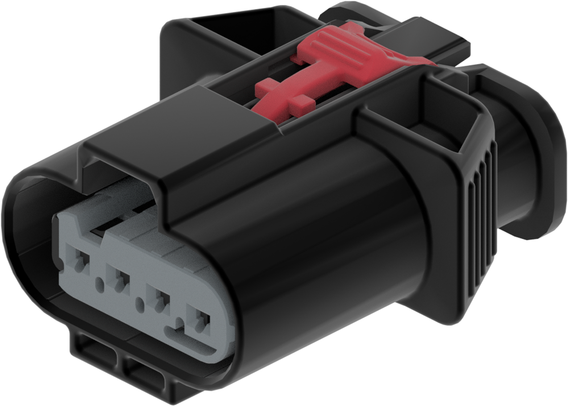 4 Way F CTS 1.2 Sealed Connector Black