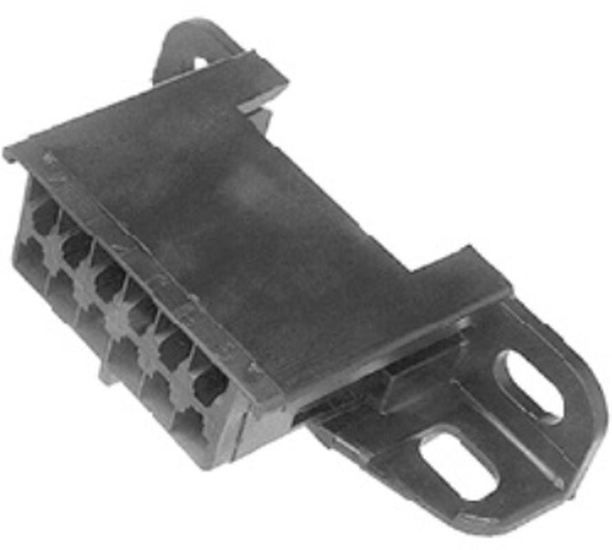12 Way F MetriPack (M/P) 2.8 Unsealed Connector Black