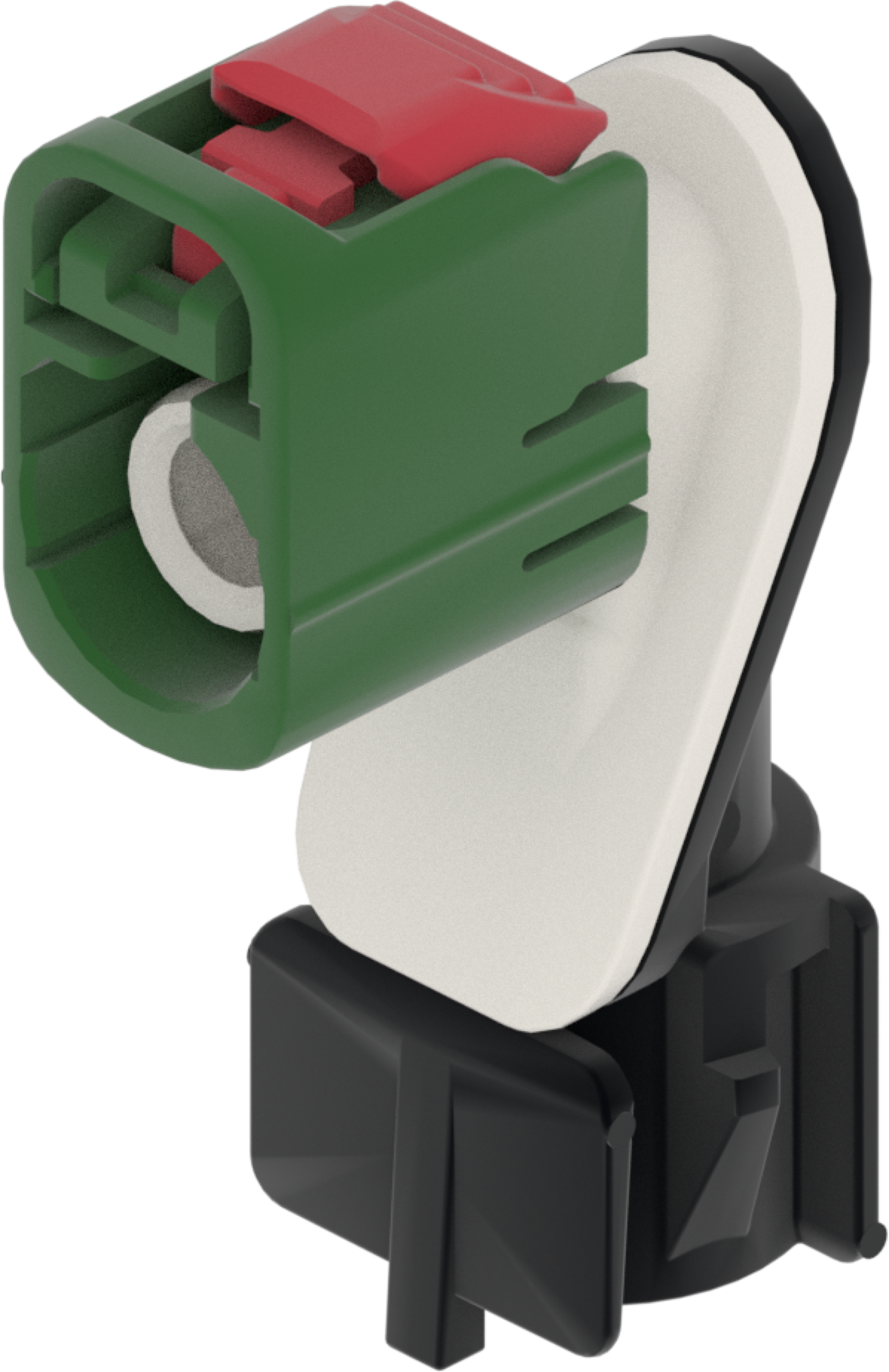1 Port 1 Row Male Fakra Green Code E