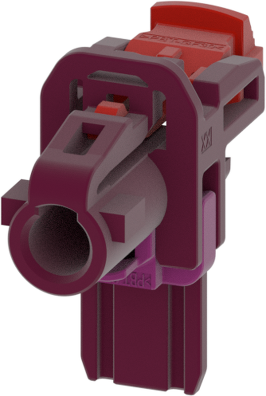 1 Port 1 Row MCA-B Female Mini Coax Claret Violet Code D