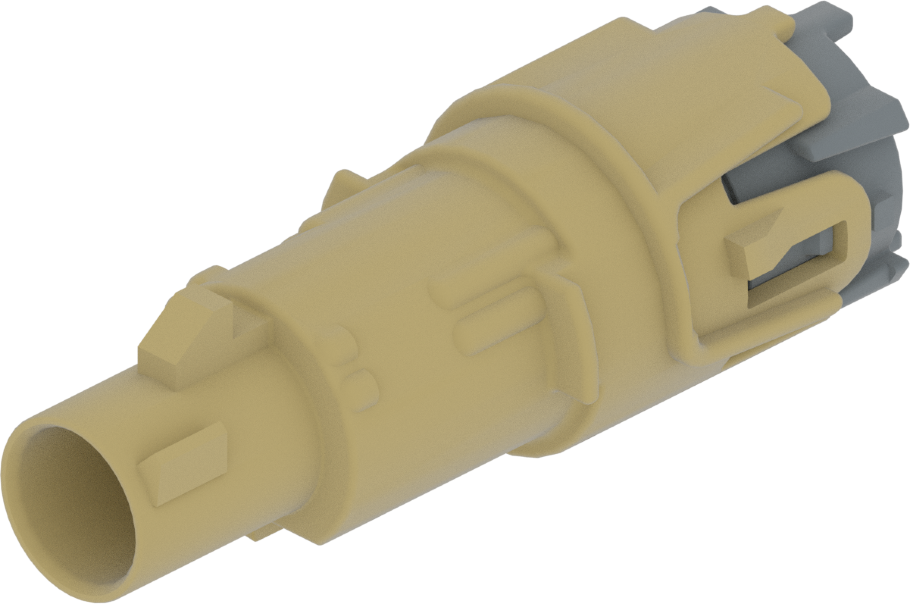 1 Port 1 Row Male Fakra Beige Code I