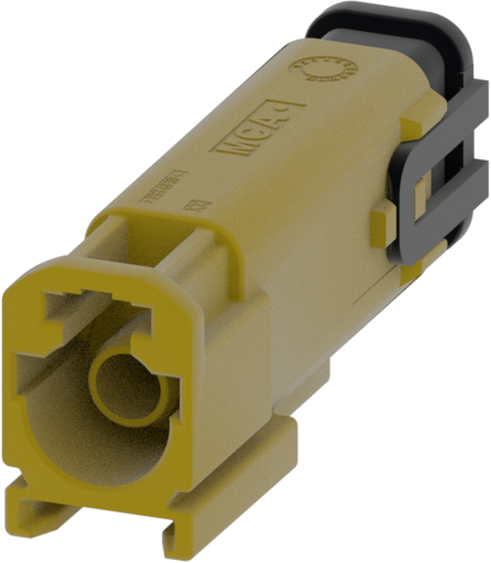 1 Port 1 Row MCA-B Male Mini Coax Curry Code K