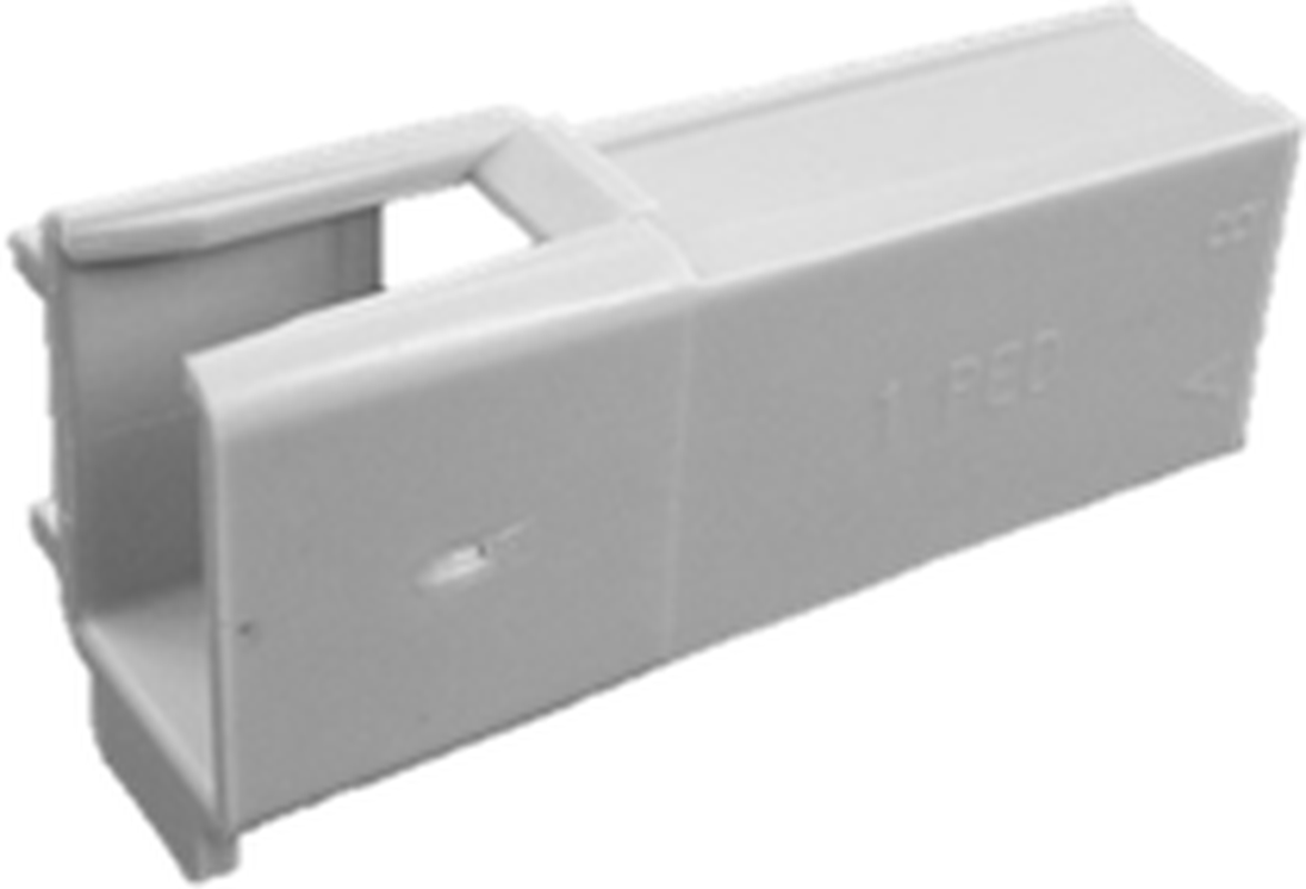 2 Way M MetriPack (M/P) 2.8 Unsealed Connector Gray-Light