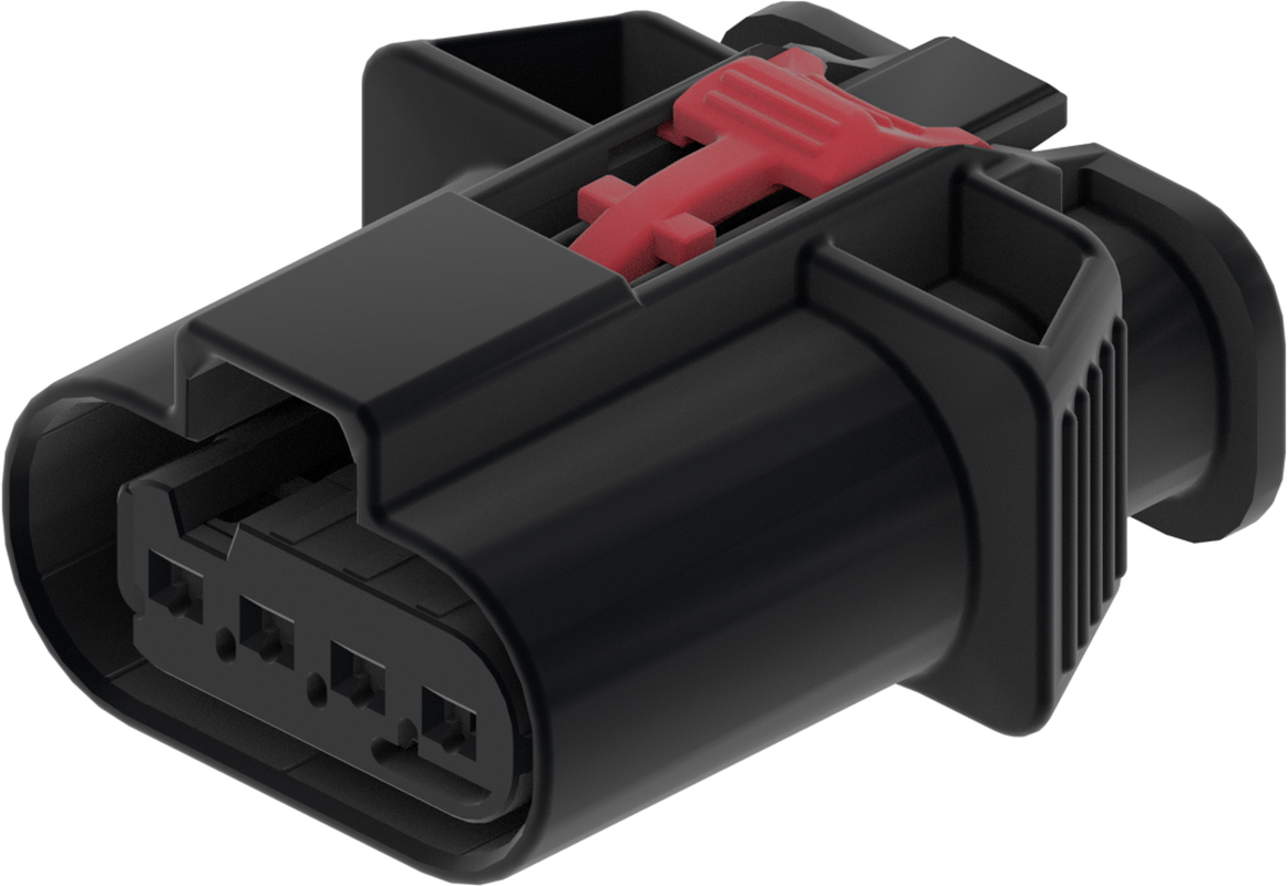 4 Way F CTS 1.2 Sealed Connector Black