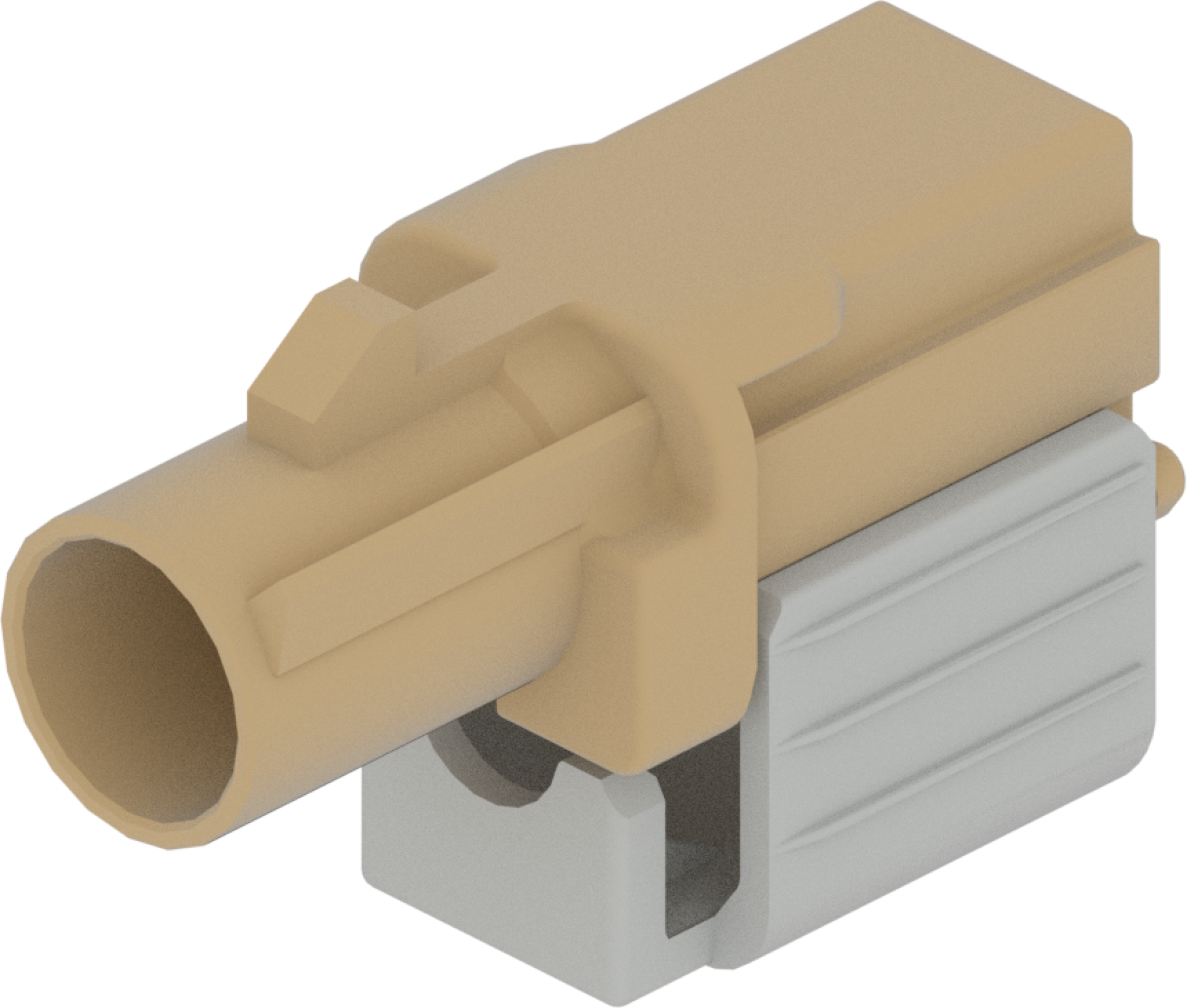 1 Port 1 Row Male Fakra Beige Code I