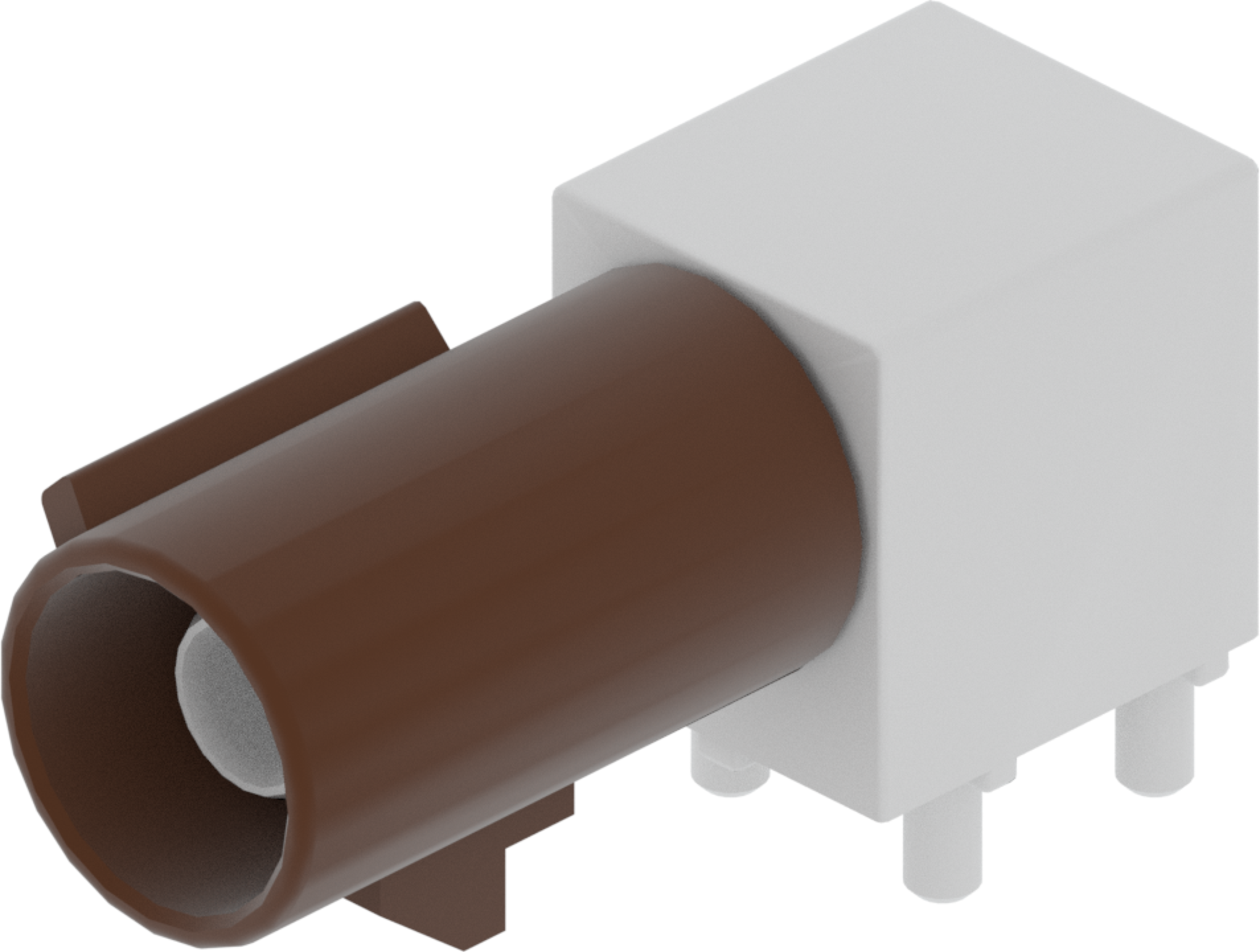 1 Port 1 Row Male Fakra Brown Code F