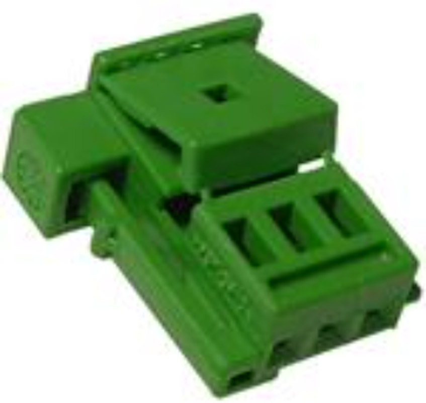 3 Way F MTS 0.64 Unsealed Connector Green