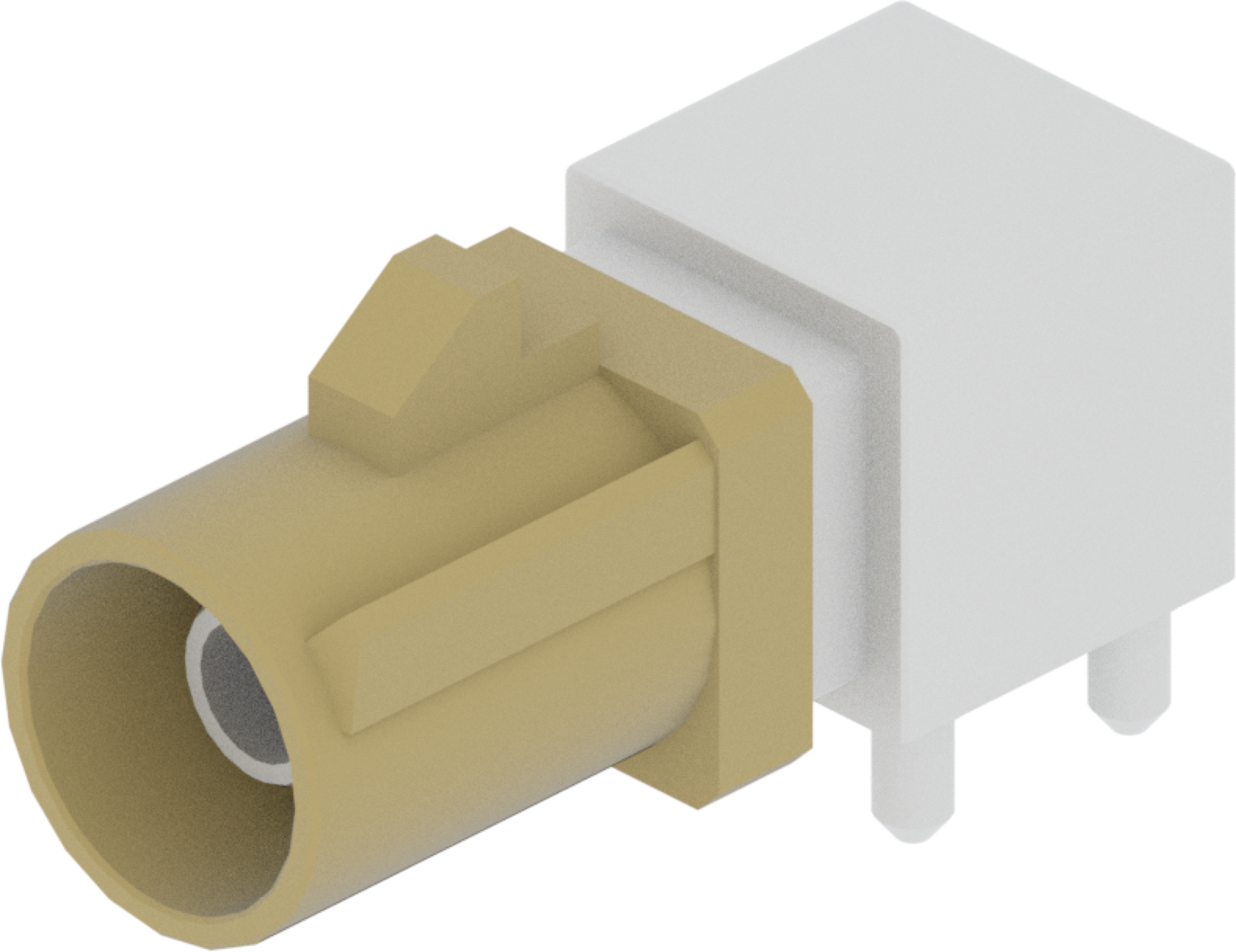1 Port 1 Row Male Fakra Beige Code I