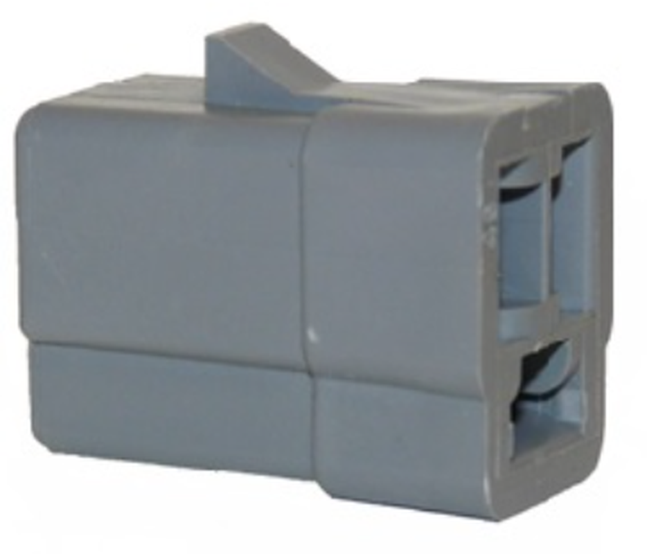 3 Way F 56 Series 6.3 Unsealed Connector Gray