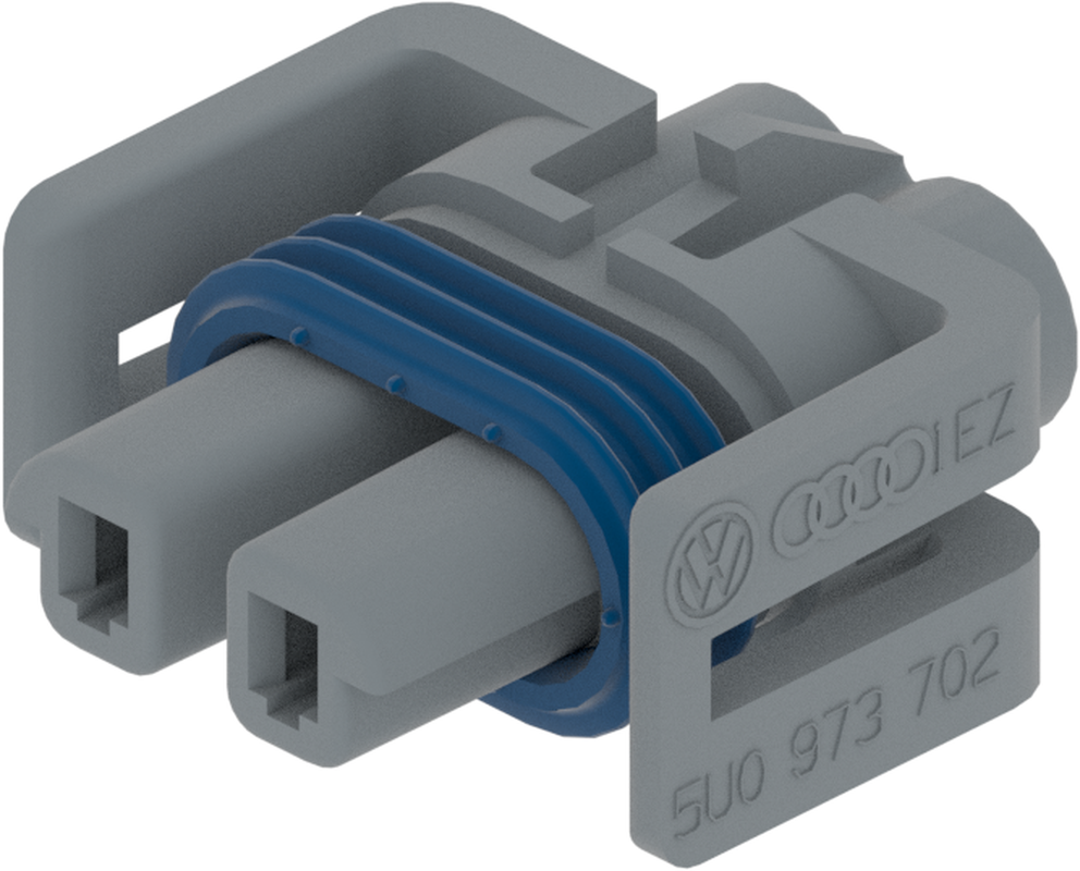 2 Way F MetriPack (M/P) 1.5 Sealed Connector Gray