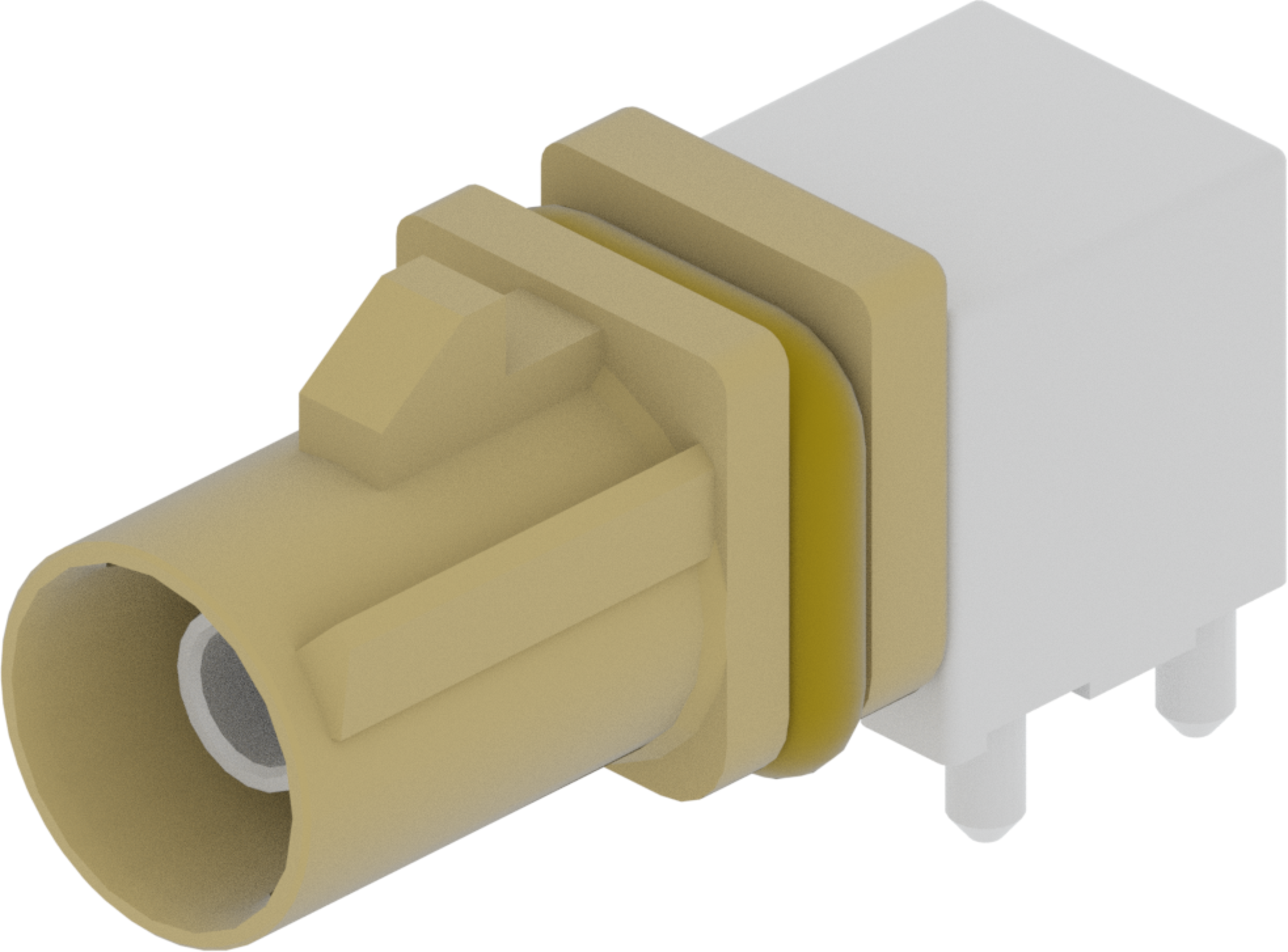 1 Port 1 Row Male Fakra Beige Code I
