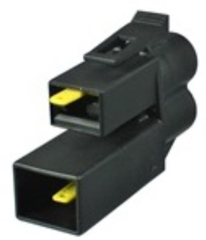 2 Way F DCS-1 9.5 Sealed Connector Black