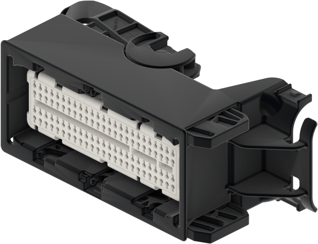 100 Way Female MICRO 64 Sealed Connector Black