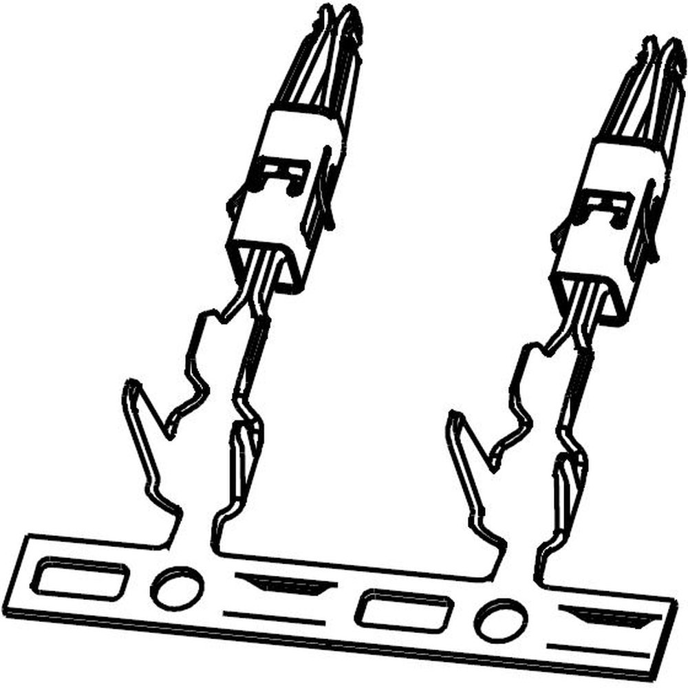 DCS 1.5 Female Locking Lance AU Sealed Terminal Cross Sec (0.5 - 1 mm²)