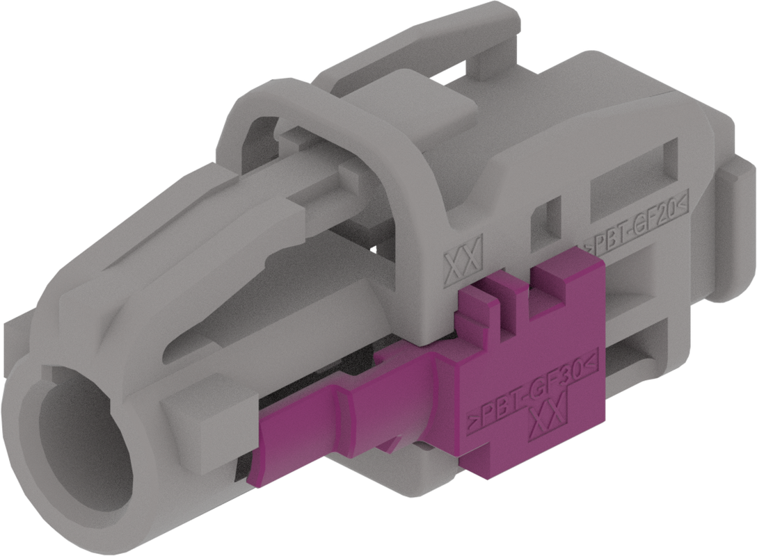 1 Port 1 Row MCA-B Female Mini Coax Grey Code G