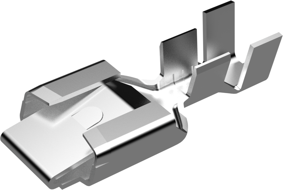6.3 Female 59 Series SN Locking Lance Unsealed Terminal Cross Sec (1 - 2 mm²)