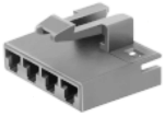 4 Way F MetriPack (M/P) 480 Unsealed Connector Black