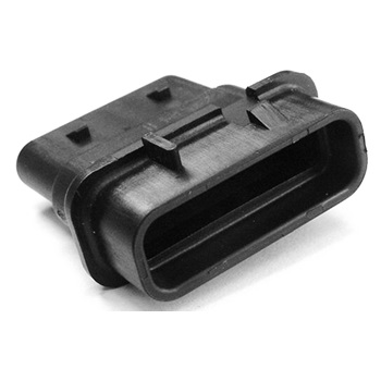 6 Way F GT Splice Saver 150 Sealed Connector Black