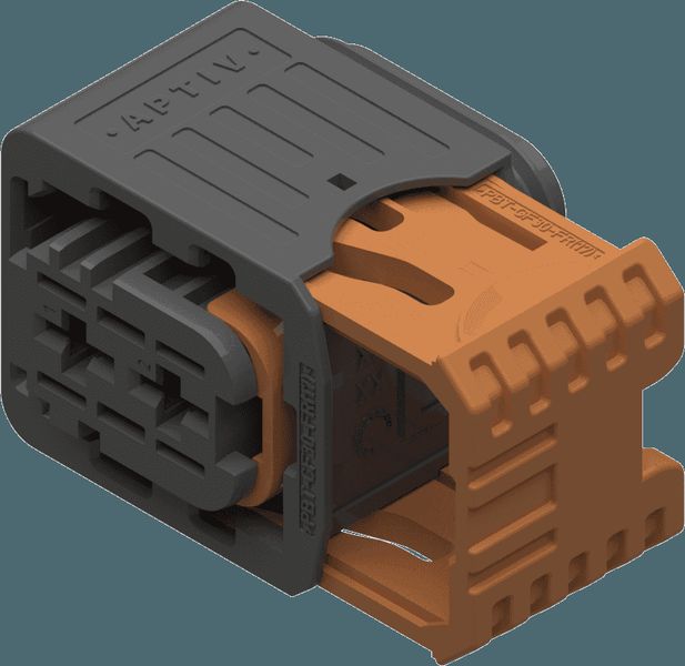 2 Way F 6.3 CTCS XP Connector Black